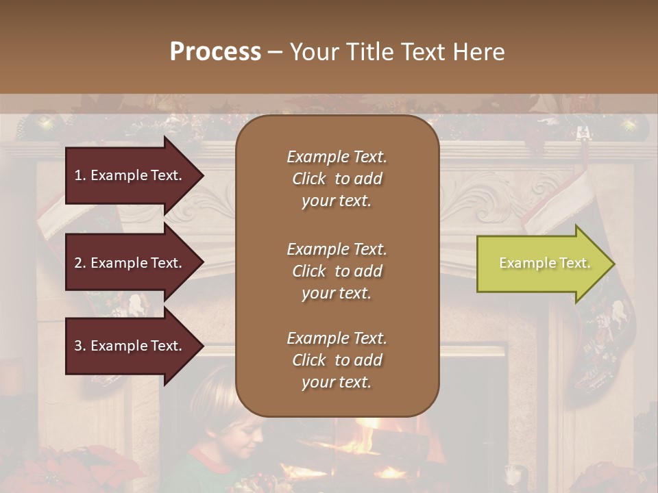Hearth Christmas Guessing PowerPoint Template