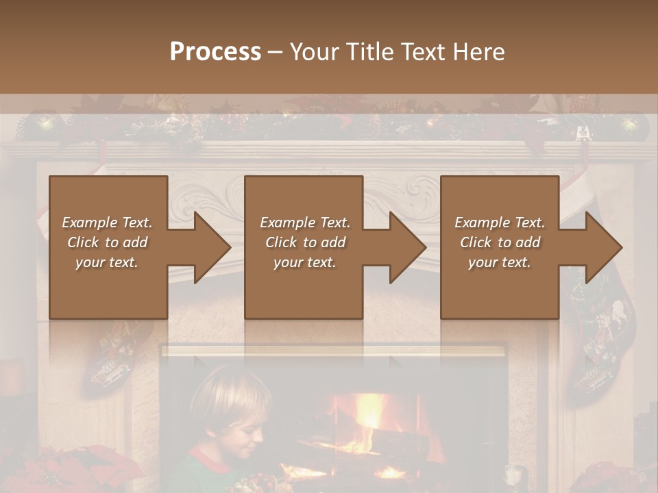Hearth Christmas Guessing PowerPoint Template