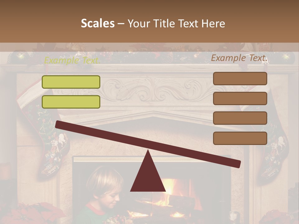Hearth Christmas Guessing PowerPoint Template