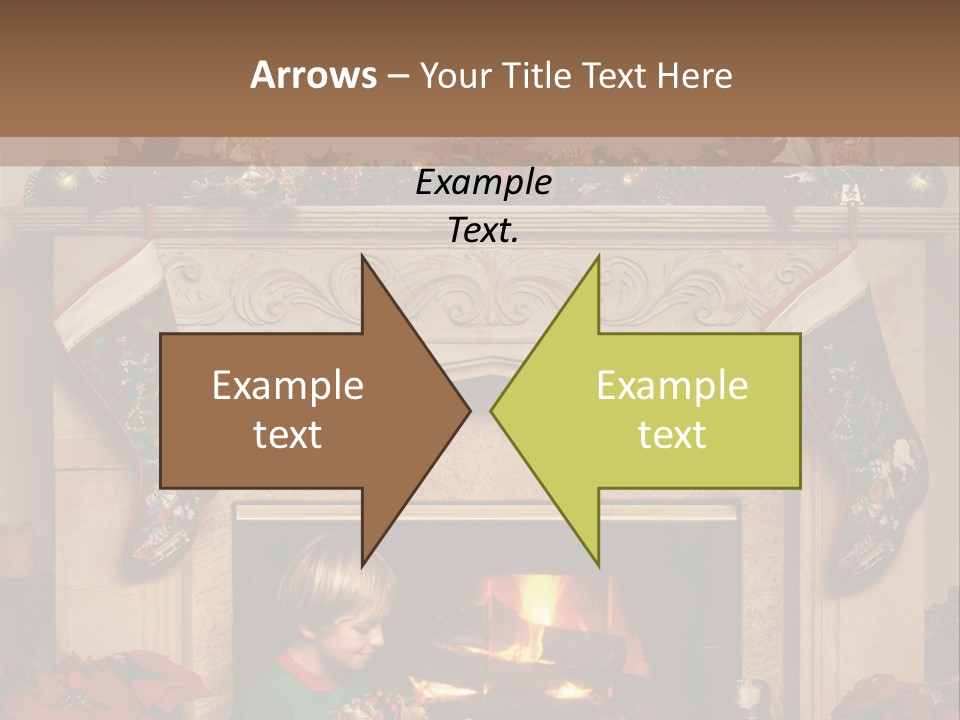 Hearth Christmas Guessing PowerPoint Template