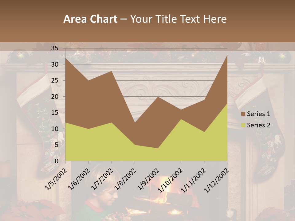 Hearth Christmas Guessing PowerPoint Template