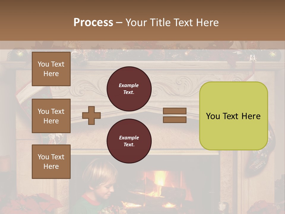 Hearth Christmas Guessing PowerPoint Template