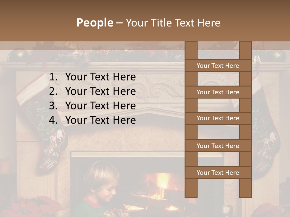 Hearth Christmas Guessing PowerPoint Template