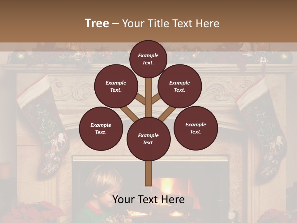 Hearth Christmas Guessing PowerPoint Template