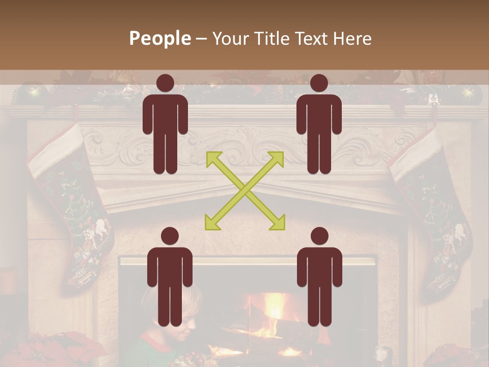 Hearth Christmas Guessing PowerPoint Template