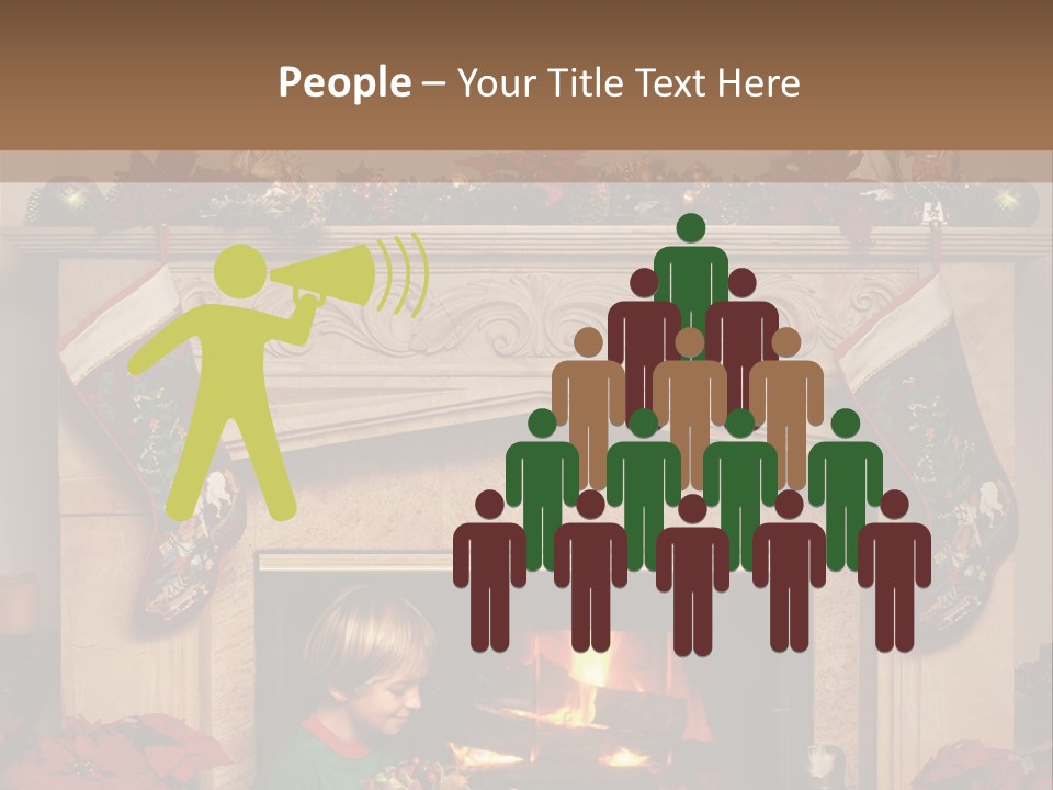 Hearth Christmas Guessing PowerPoint Template