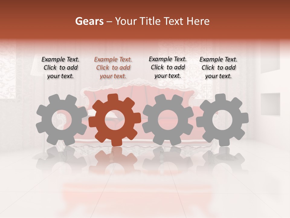 Conference Team Itting PowerPoint Template