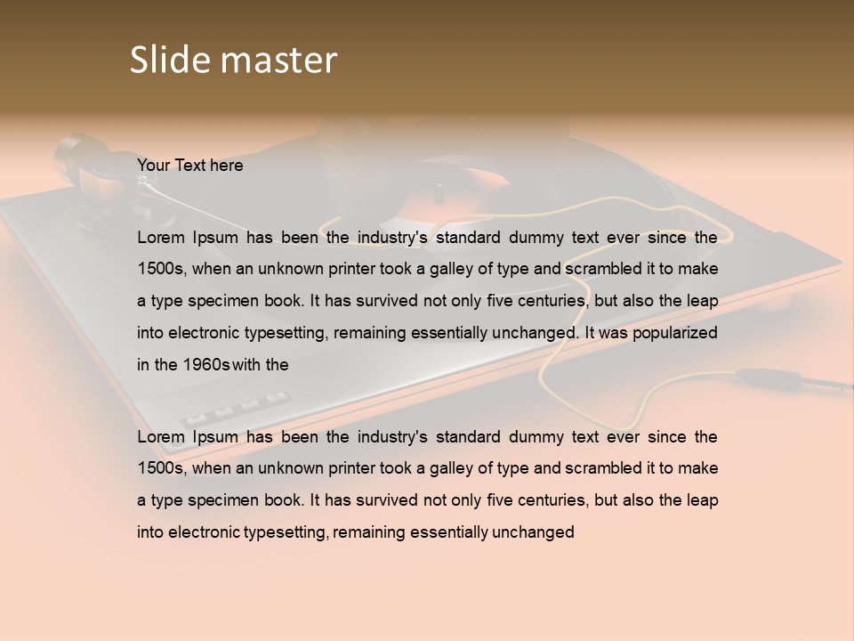 Character Corporation Happy PowerPoint Template