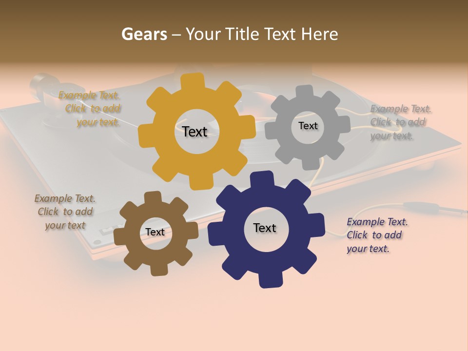 Character Corporation Happy PowerPoint Template