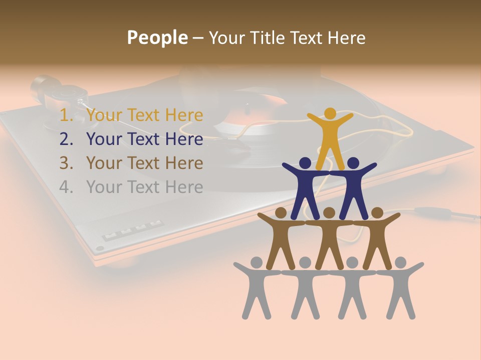 Character Corporation Happy PowerPoint Template