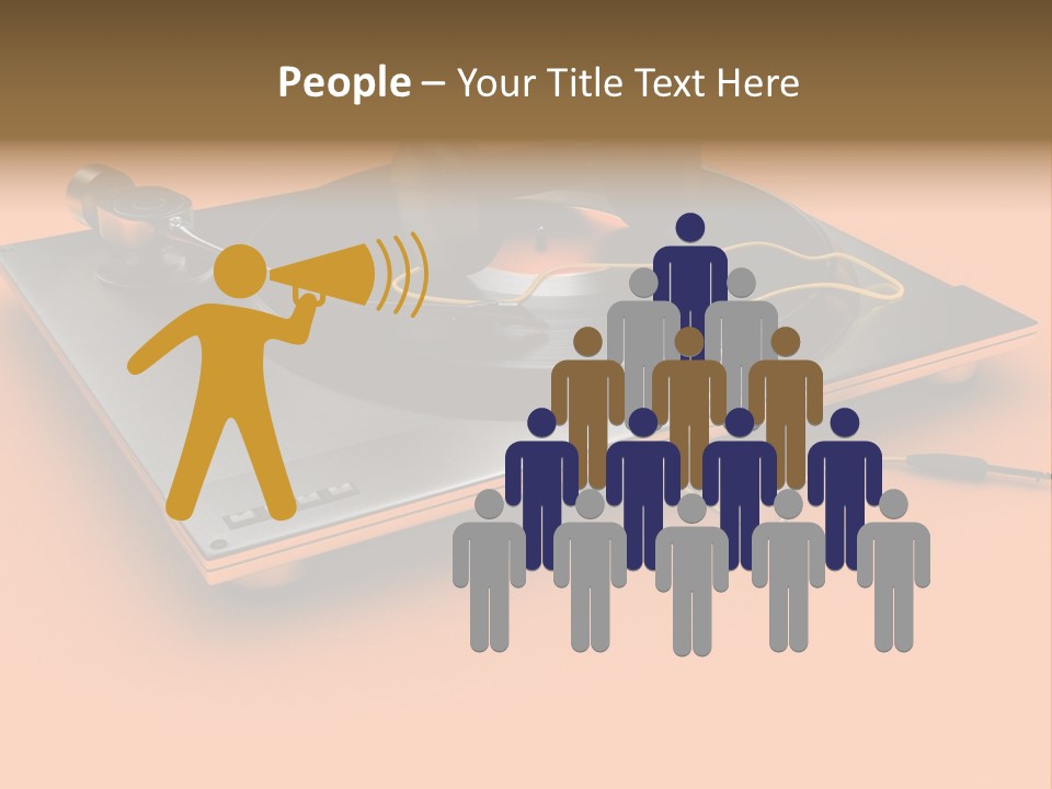 Character Corporation Happy PowerPoint Template