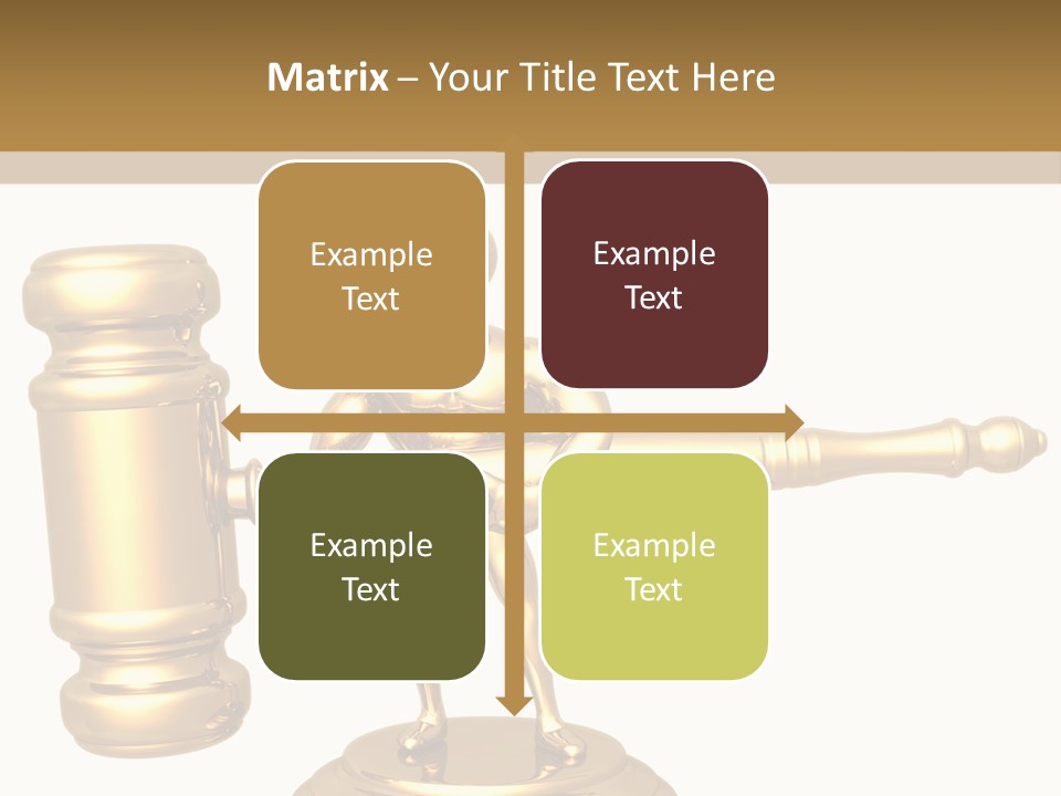 Idea Law Metaphor PowerPoint Template