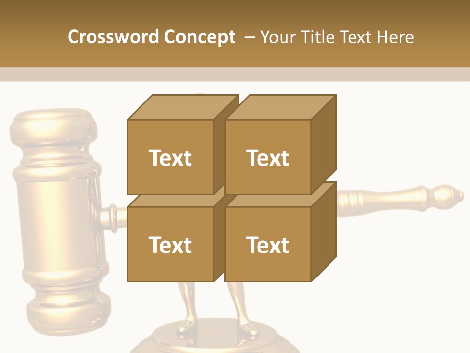 Idea Law Metaphor PowerPoint Template
