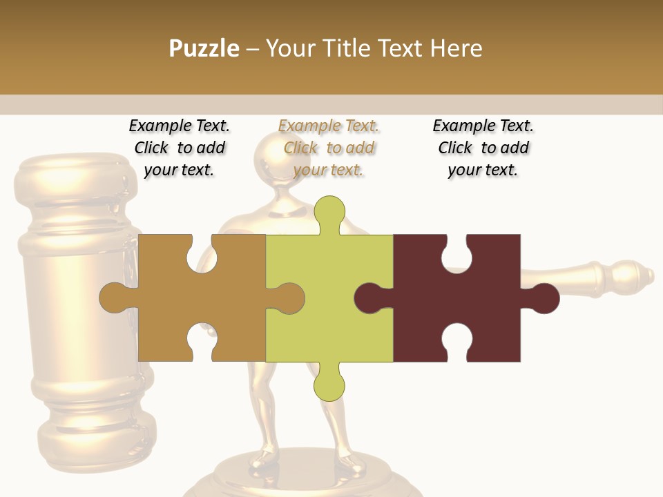 Idea Law Metaphor PowerPoint Template