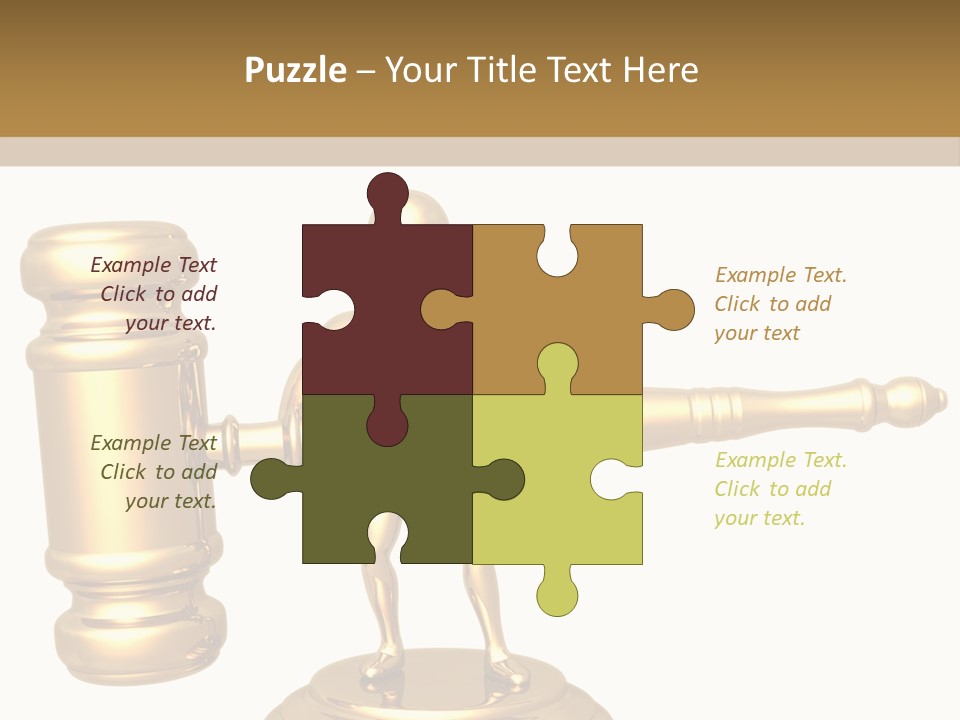 Idea Law Metaphor PowerPoint Template