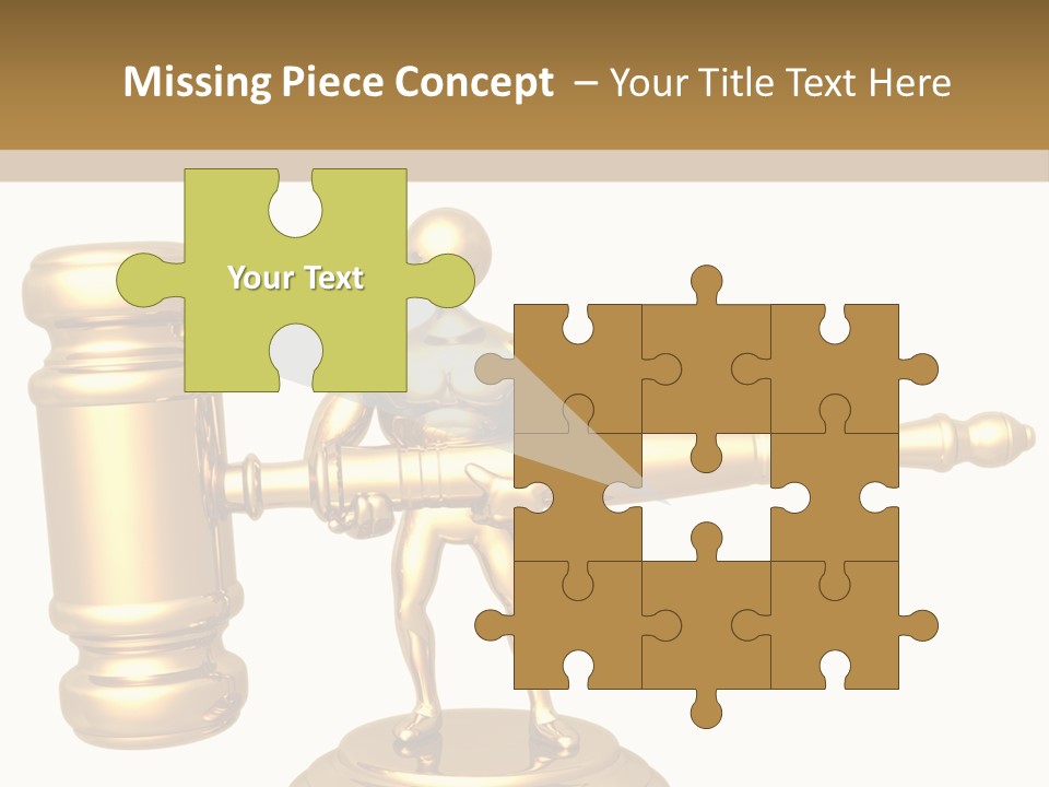 Idea Law Metaphor PowerPoint Template