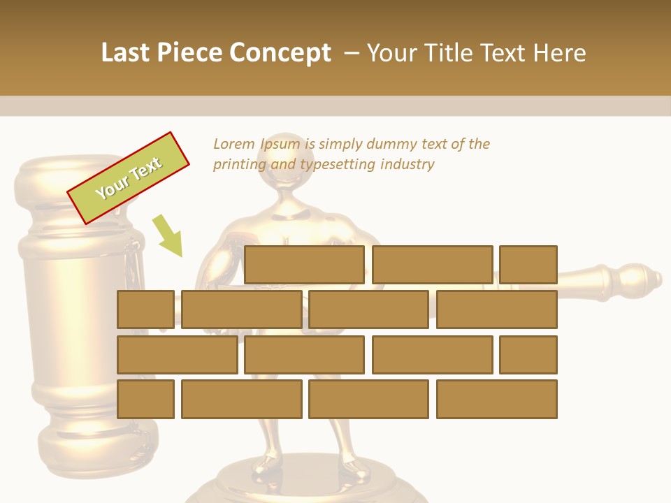 Idea Law Metaphor PowerPoint Template
