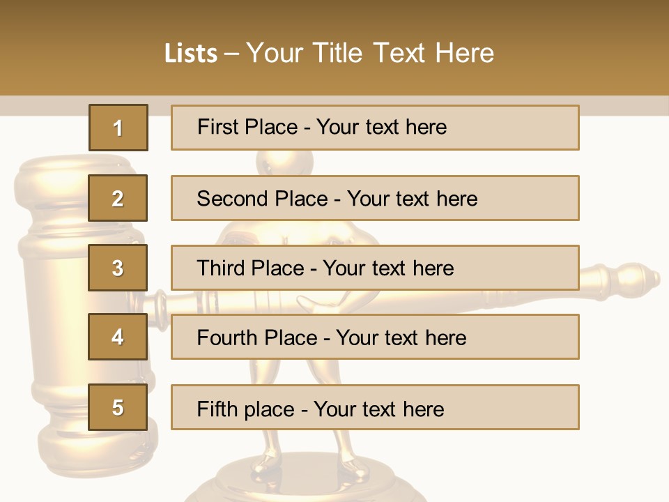 Idea Law Metaphor PowerPoint Template