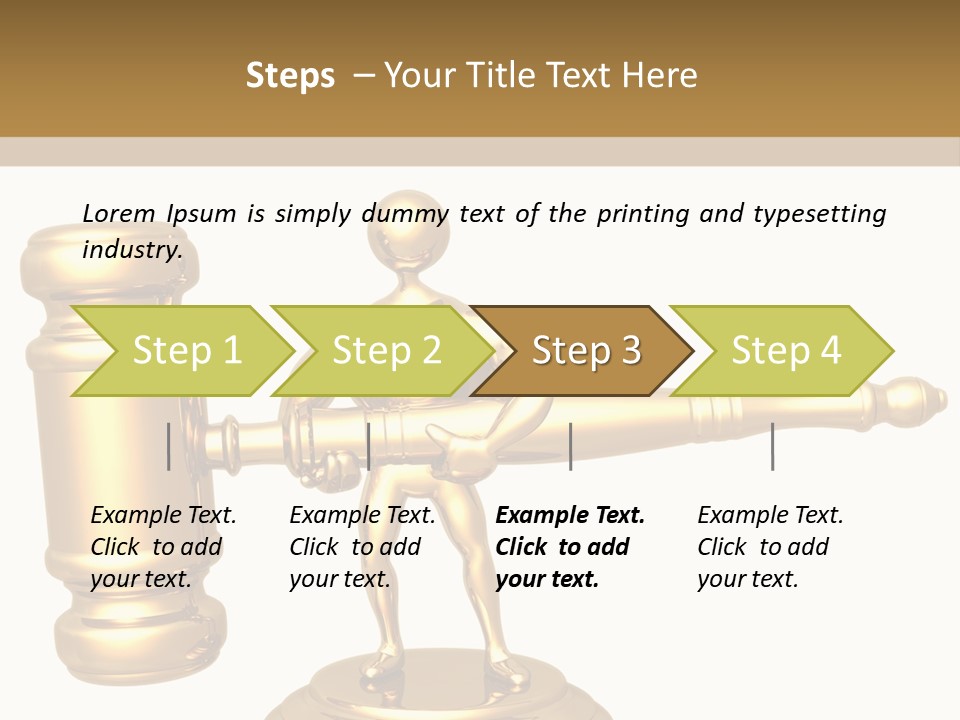 Idea Law Metaphor PowerPoint Template