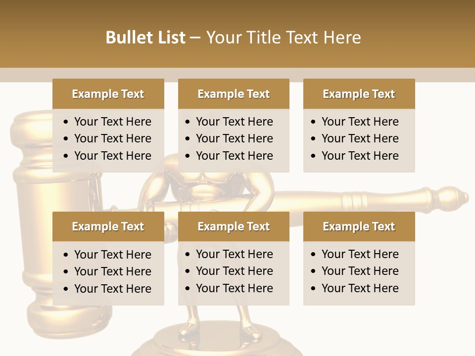 Idea Law Metaphor PowerPoint Template
