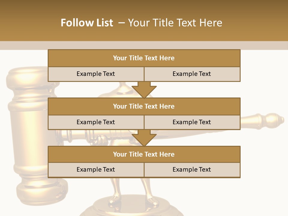Idea Law Metaphor PowerPoint Template
