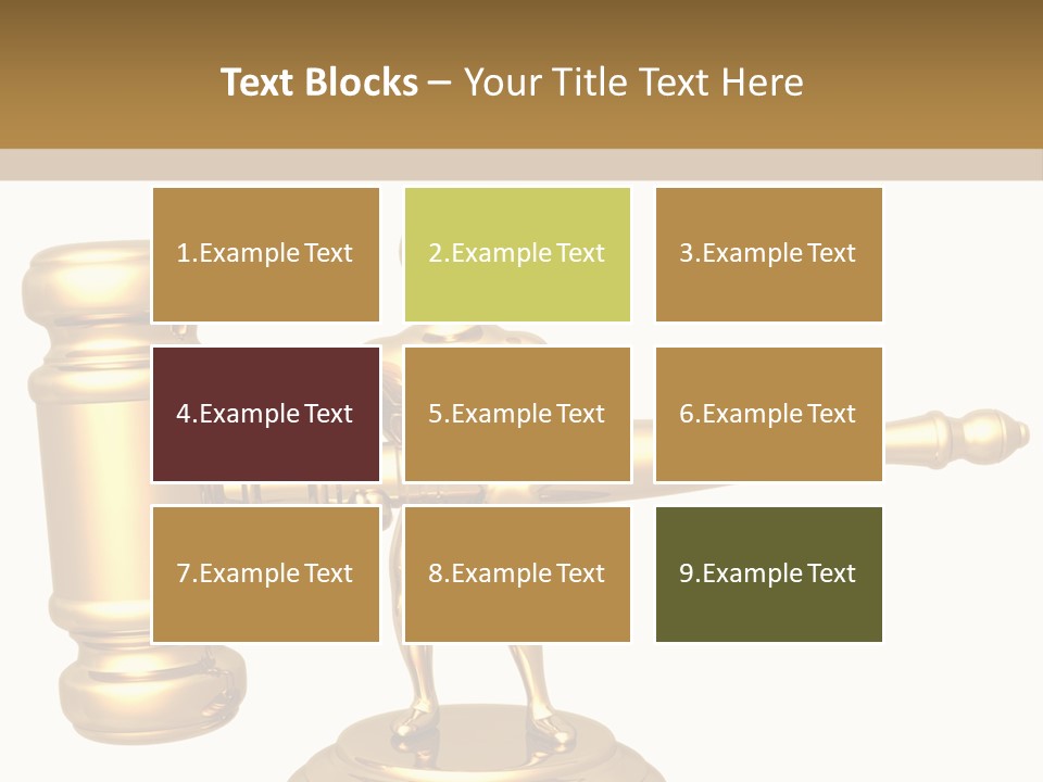 Idea Law Metaphor PowerPoint Template