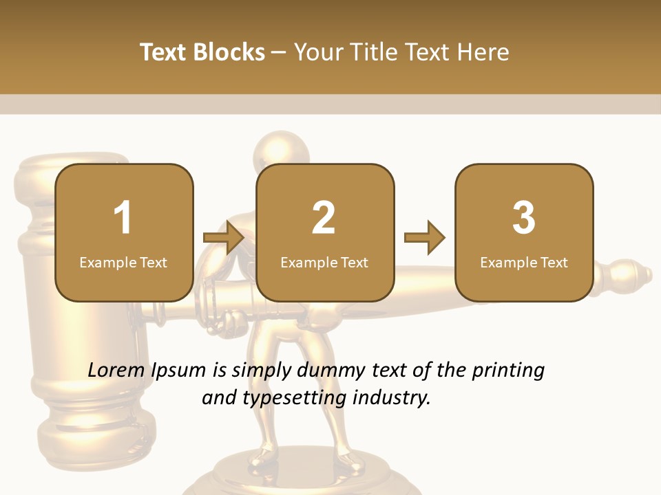 Idea Law Metaphor PowerPoint Template