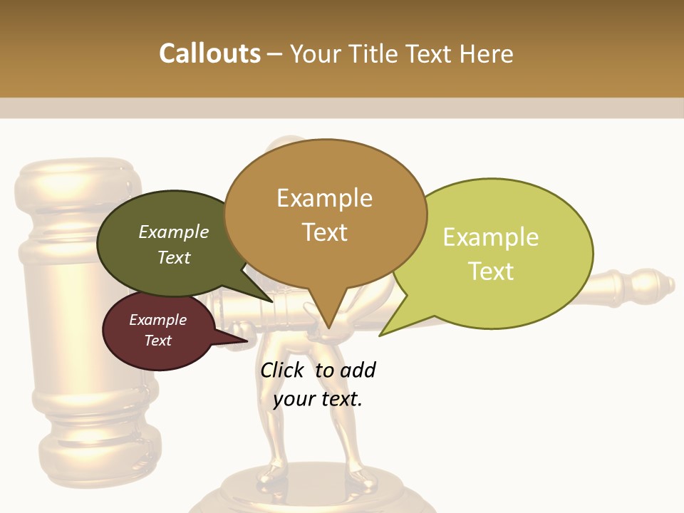 Idea Law Metaphor PowerPoint Template