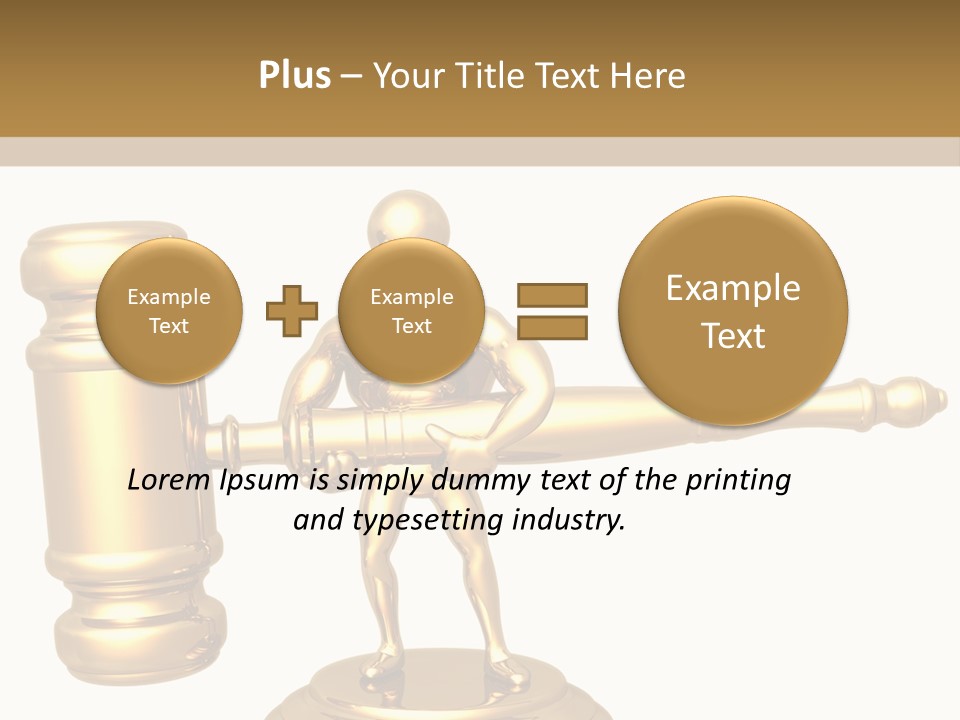 Idea Law Metaphor PowerPoint Template