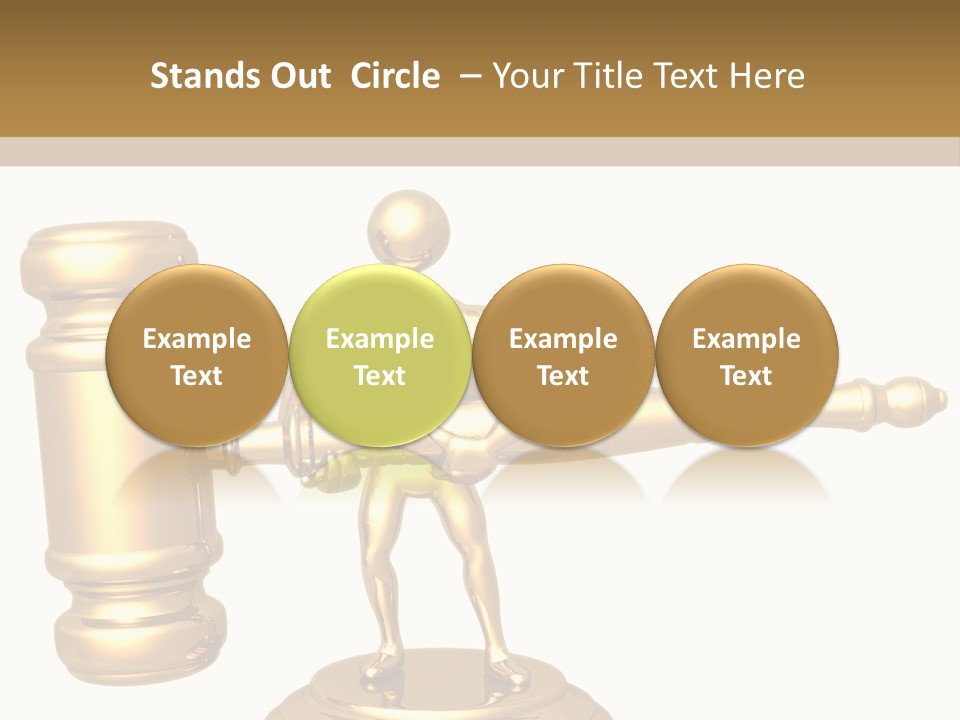 Idea Law Metaphor PowerPoint Template