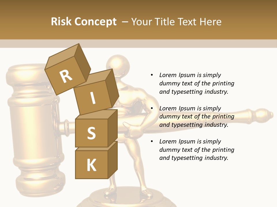 Idea Law Metaphor PowerPoint Template