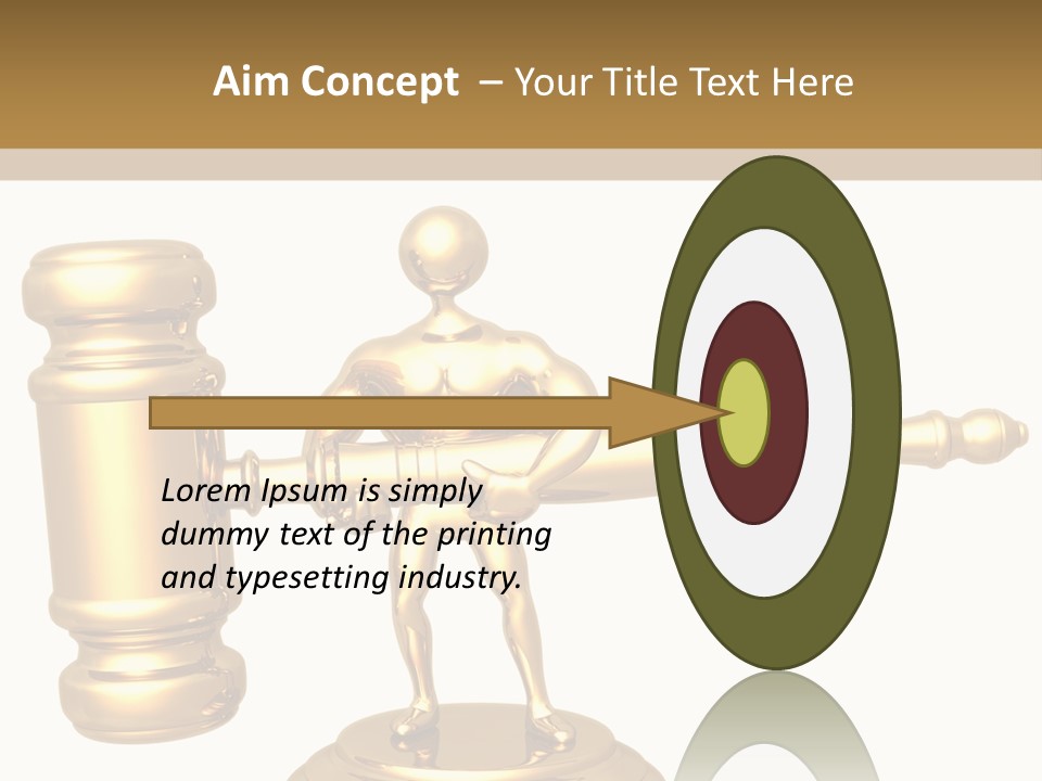Idea Law Metaphor PowerPoint Template