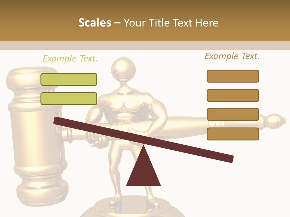Idea Law Metaphor PowerPoint Template