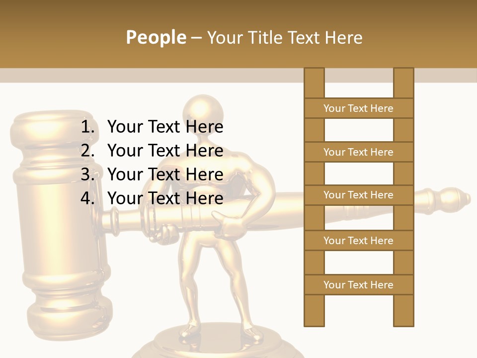 Idea Law Metaphor PowerPoint Template