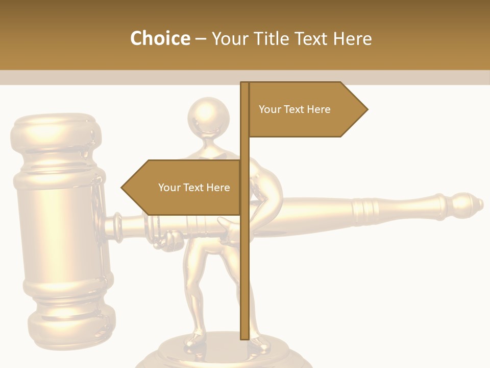Idea Law Metaphor PowerPoint Template