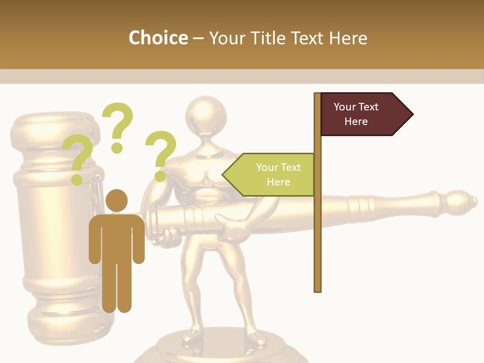 Idea Law Metaphor PowerPoint Template