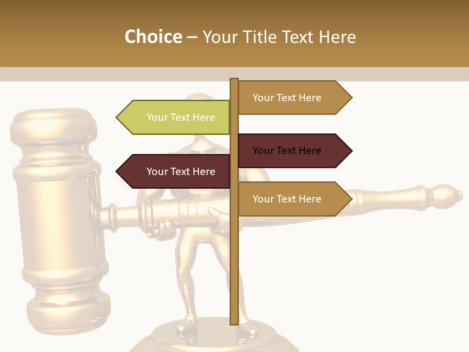 Idea Law Metaphor PowerPoint Template