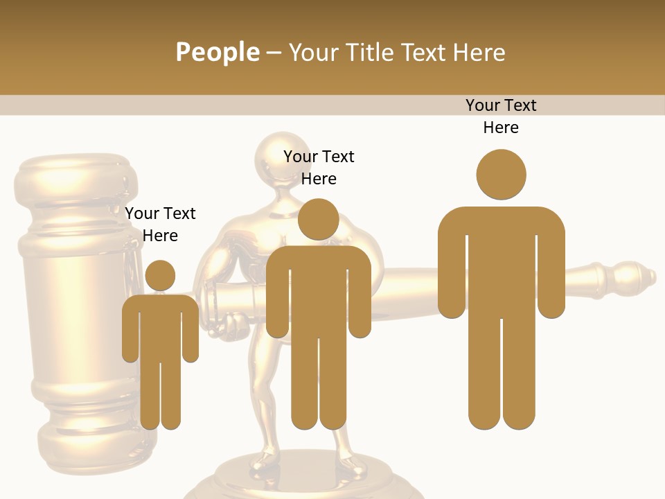 Idea Law Metaphor PowerPoint Template