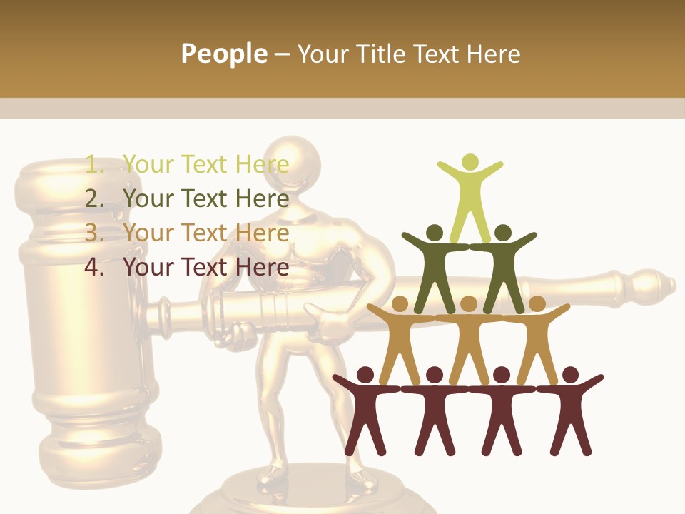 Idea Law Metaphor PowerPoint Template