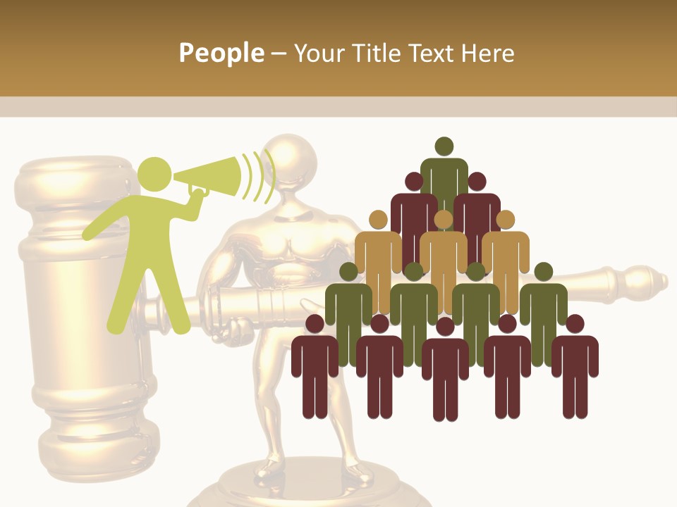 Idea Law Metaphor PowerPoint Template