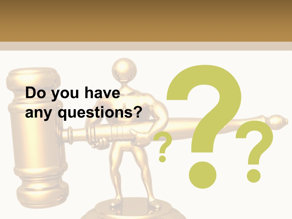 Idea Law Metaphor PowerPoint Template