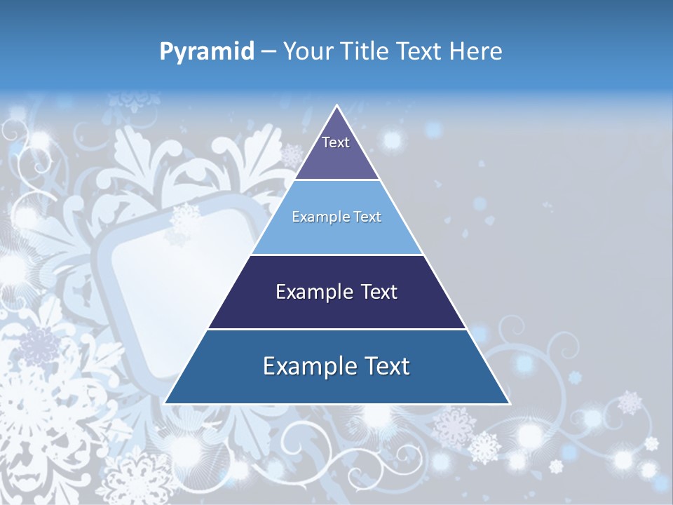 Beautiful Festival Snow PowerPoint Template