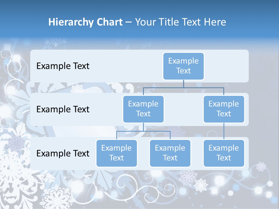 Beautiful Festival Snow PowerPoint Template