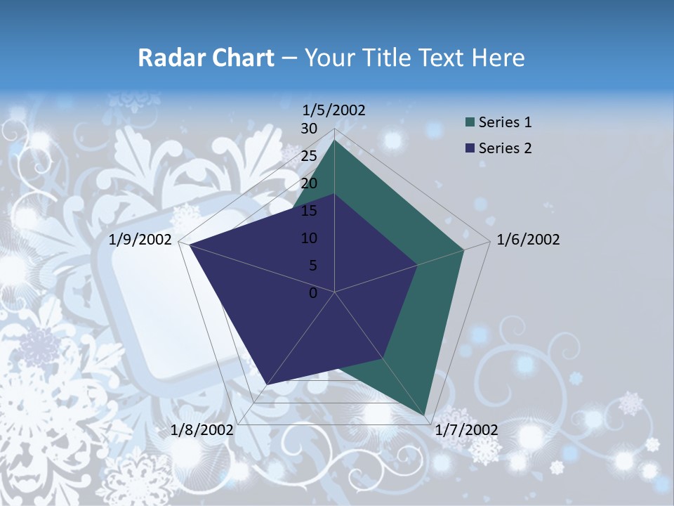 Beautiful Festival Snow PowerPoint Template