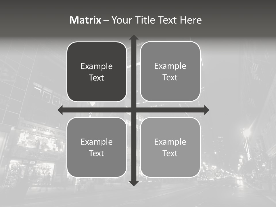 Urban Usa Bridge PowerPoint Template