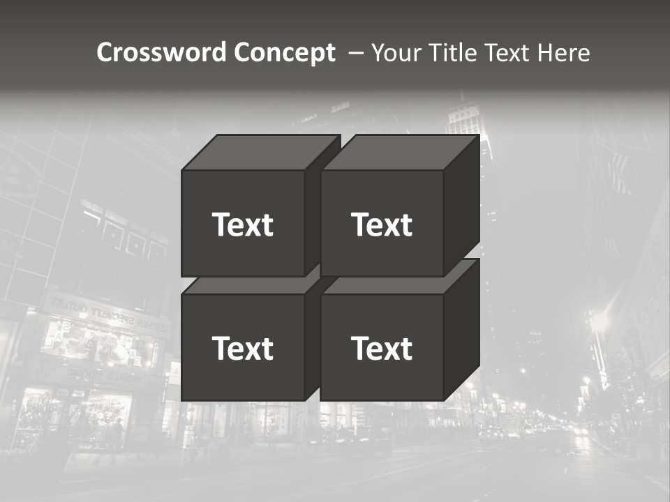 Urban Usa Bridge PowerPoint Template