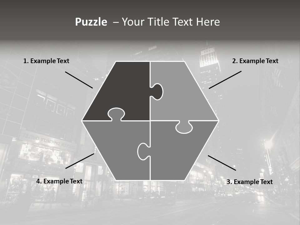 Urban Usa Bridge PowerPoint Template