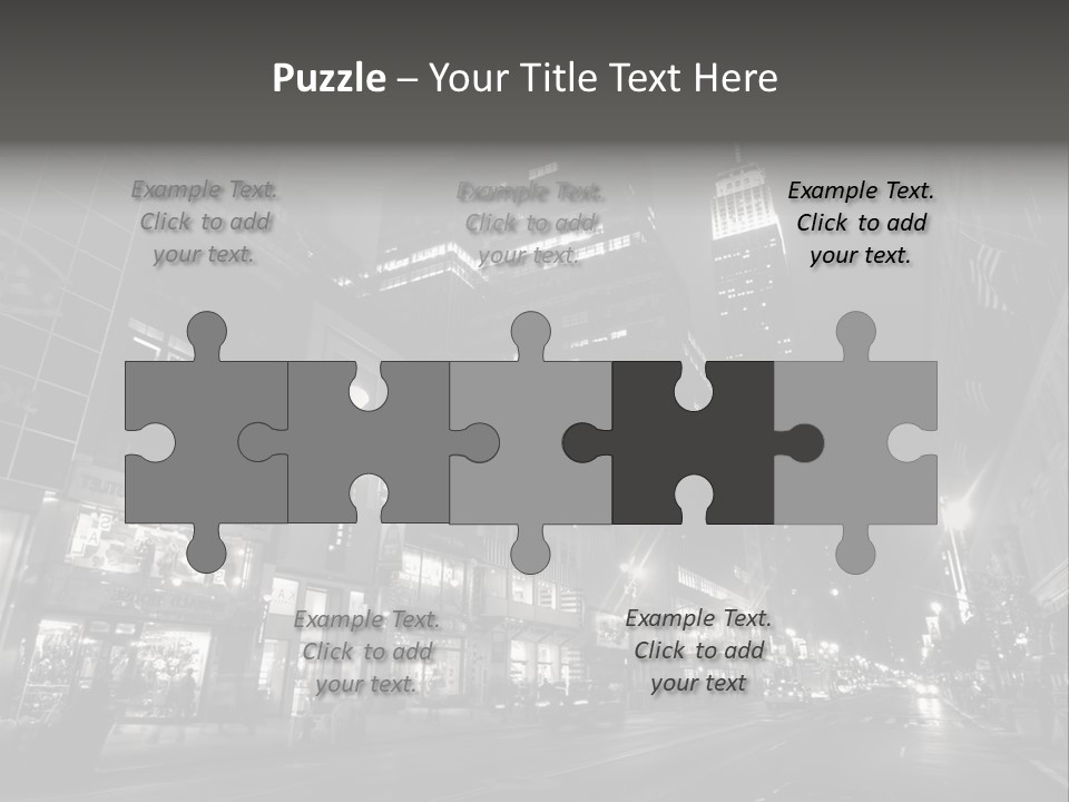 Urban Usa Bridge PowerPoint Template