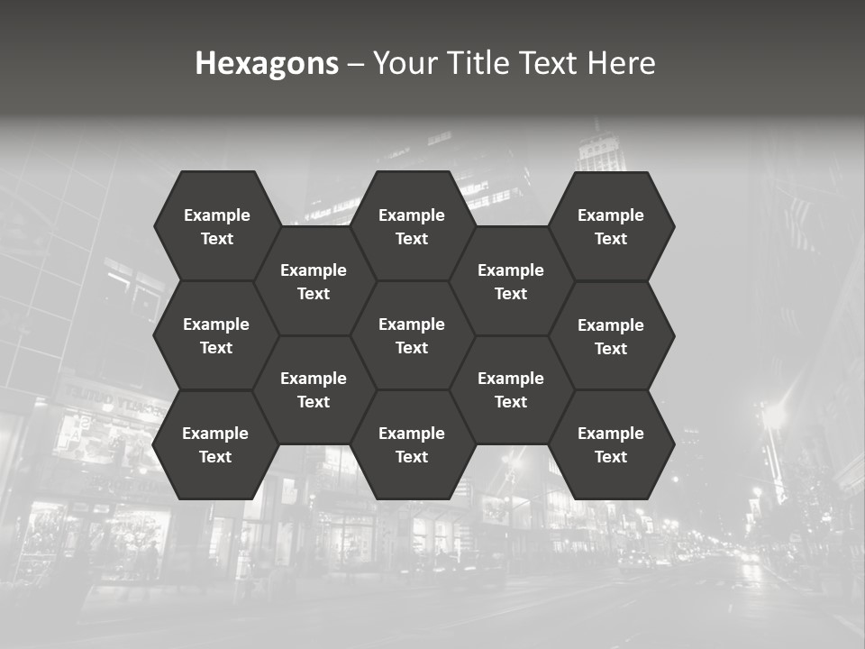 Urban Usa Bridge PowerPoint Template