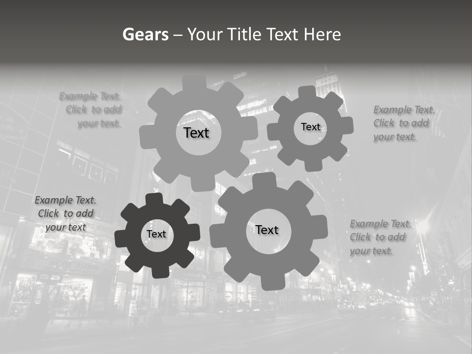 Urban Usa Bridge PowerPoint Template